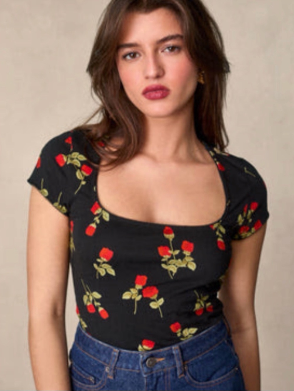 Rouje Siam Rose T-Shirt